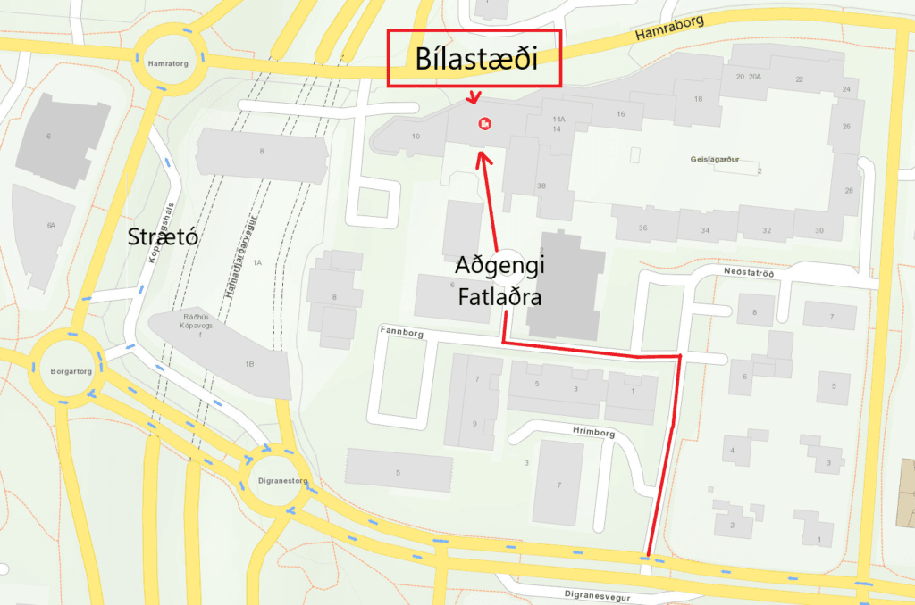 Sjúkraþjálfun Kópavogs - Hamraborg 12, 2. hæð.